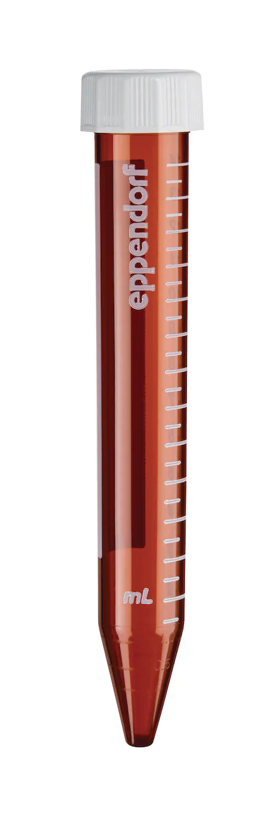 艾本德Eppendorf Conical Tubes, 15 mL, 無菌、無熱原, 無RNase和DNase, 無DNA, 琥珀色（光保護(hù)）, 200 個(gè) (4 包 × 50 個(gè))貨號(hào) 003012