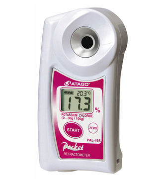 ATAGO(愛拓)便攜式數(shù)顯折射儀PAL-49S氯化鉀濃度計